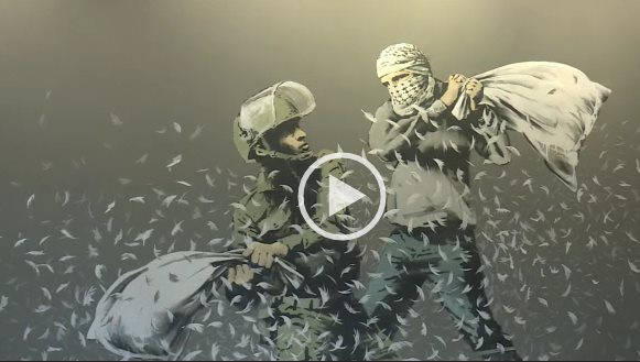Video: “Walled-Off”, nueva obra de Banksy en Cisjordania