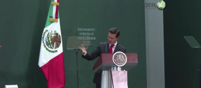 Peña: México no cree en los muros pero sí en los puentes