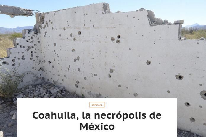 Coahuila, con más de 10 cementerios clandestinos.